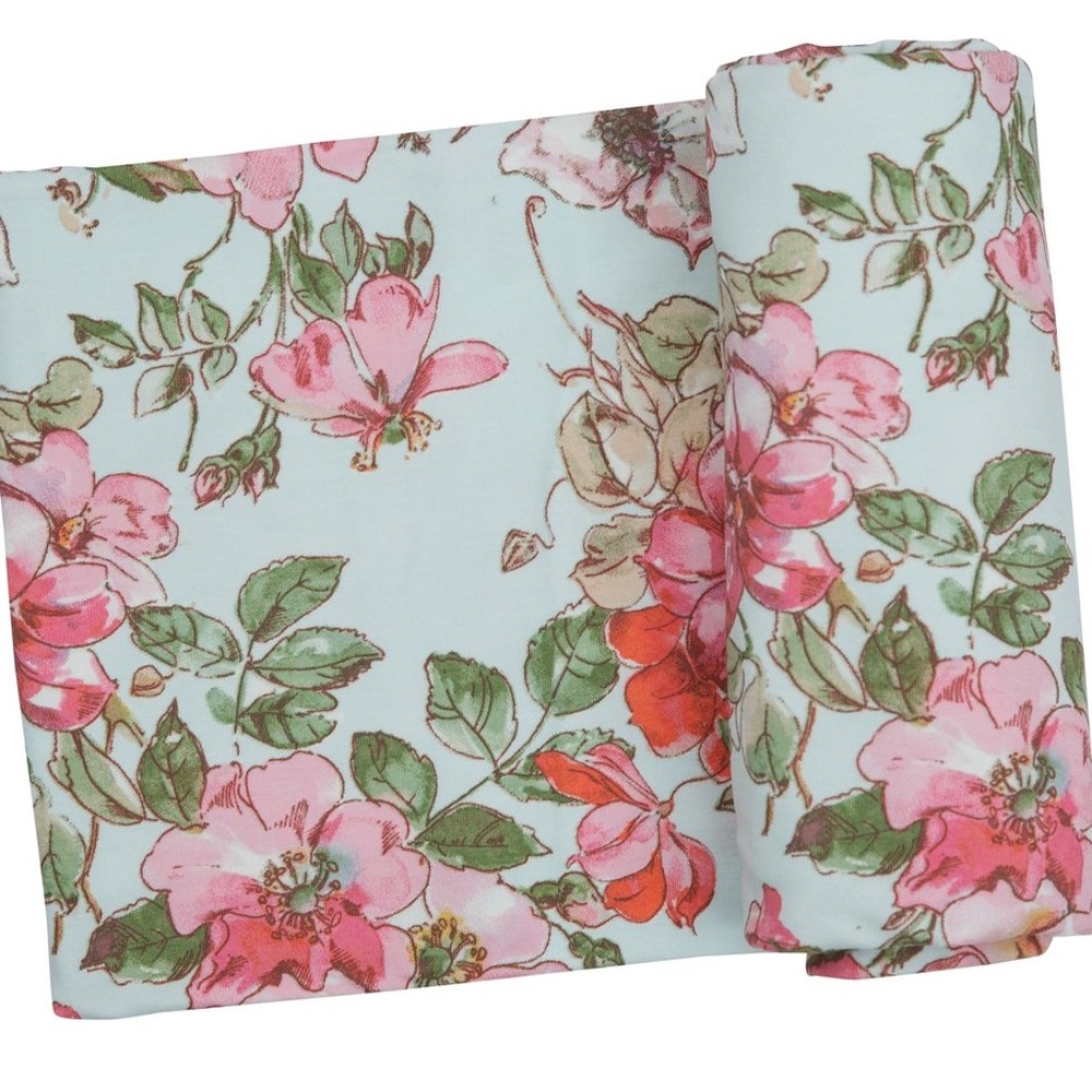 NWT: Angel Dear Baboo Swaddle: Woodrose